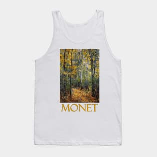 Wood Lane by Claude Monet Tank Top